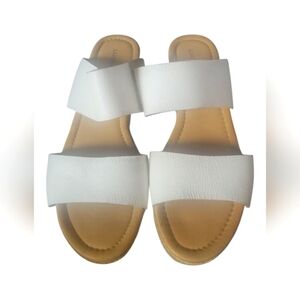 Lucky Brand Women's LK-Wyntor Two Band Cushioned Footbed Sandals 10M/42